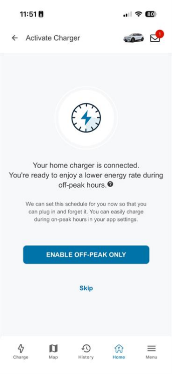 EVolution app connecting my charger to the app
