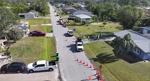 Mejorando mediante el soterramiento