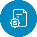 blue circle icon