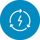 blue circle icon
