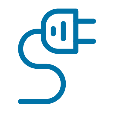 blue powercord icon