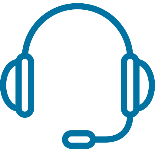 blue support icon