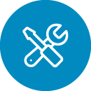 blue circle icon