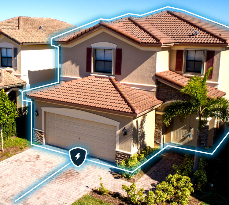 SurgeShield-protected house