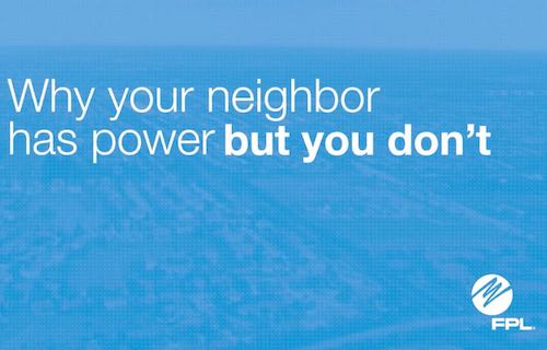 screen from video about why neighbor has power