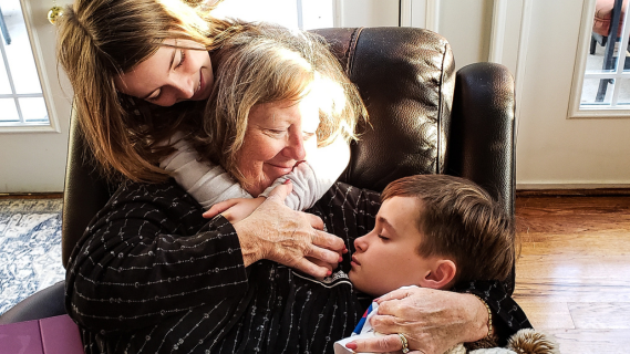 grandparent with child