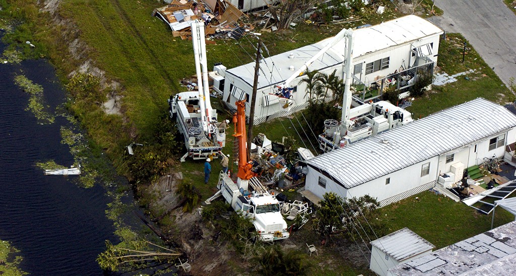 FPL restoring power from hurricane Wilma