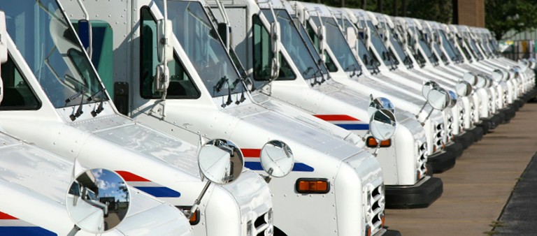 postal trucks