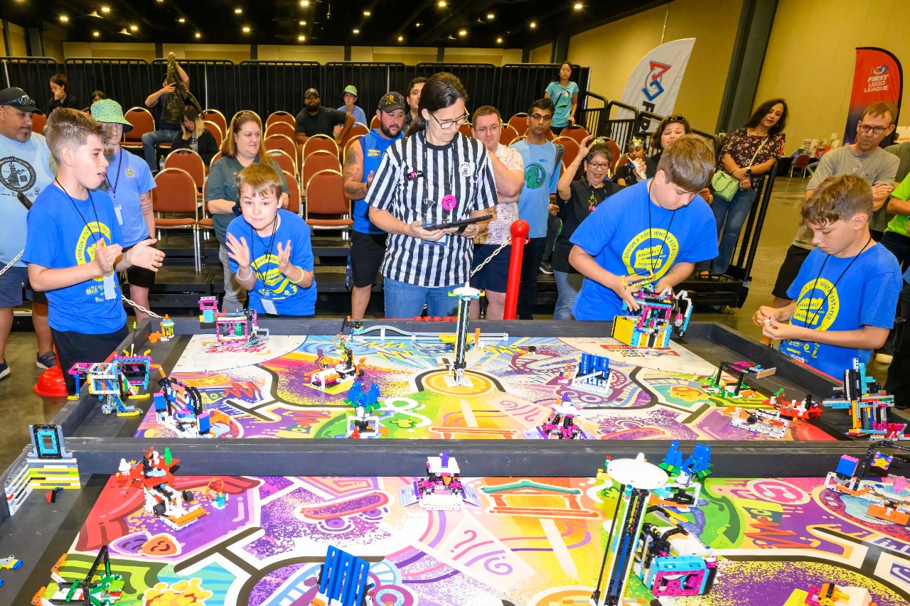 FIRST Lego League competition at the Palm Beach County Convention Center on March 10, 2024 in West Palm Beach, Florida. Photo by Doug Murray/FPL