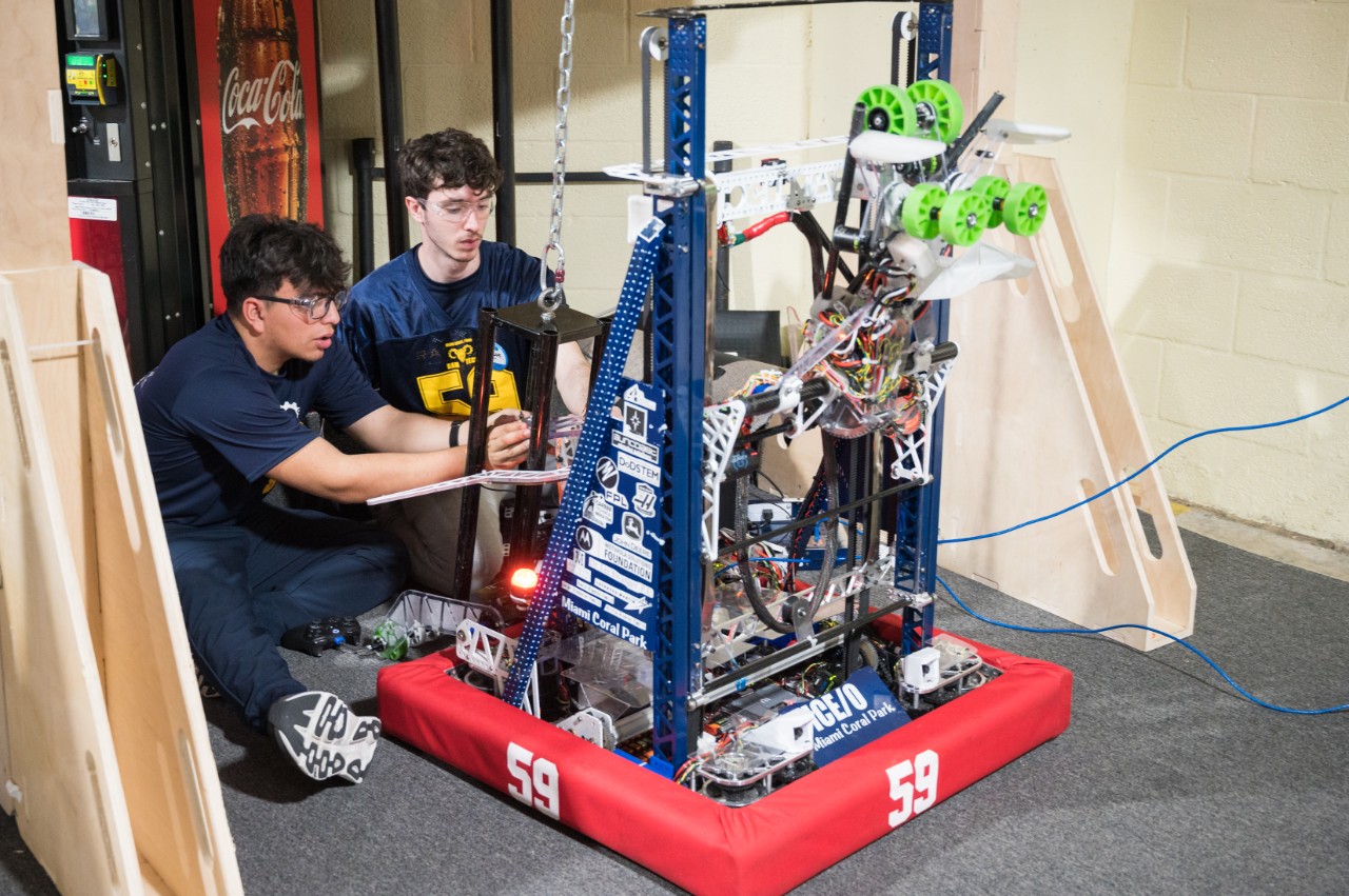 First Day of competition
At the FIRST Robotics South Florida Regionals, sponsored by FPL, at the University of Miami Friday April 4, 2025.  (David Adame/for FPL)