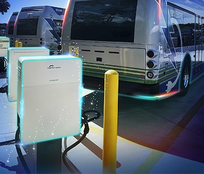 an electric vehicle connected to a charger