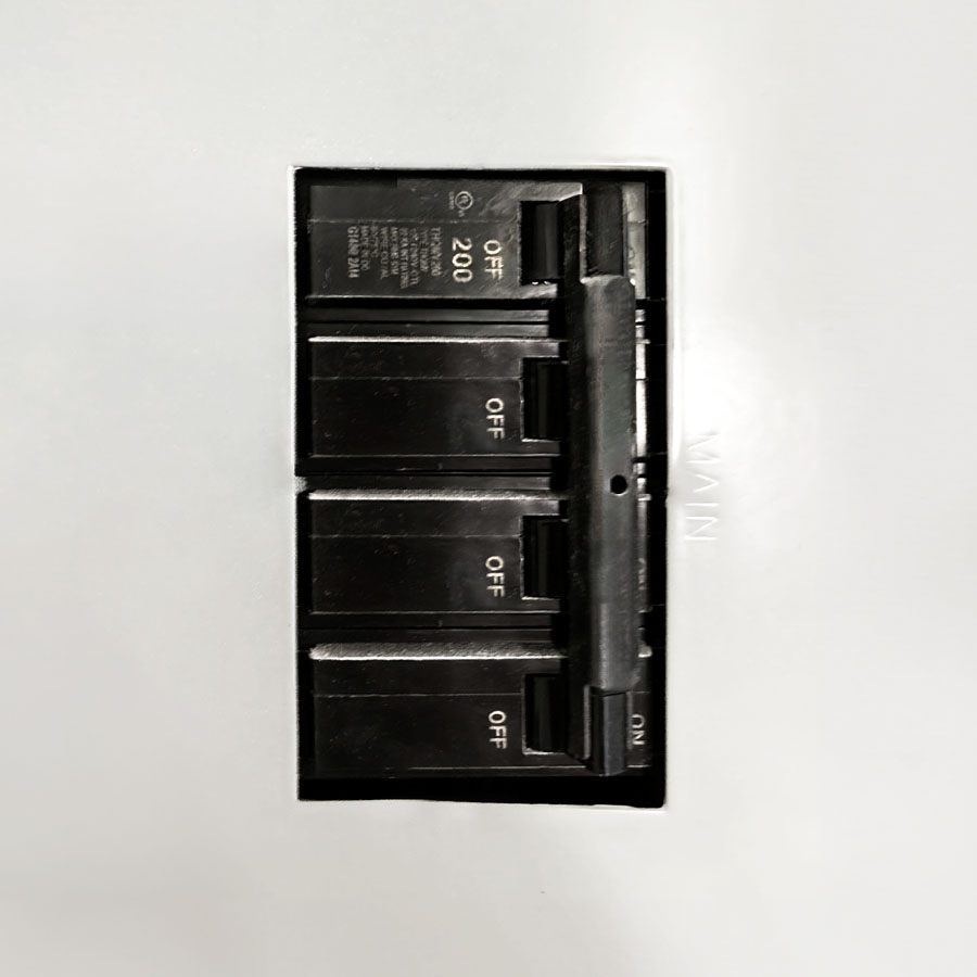 inside service disconnect with amp closeup photo example