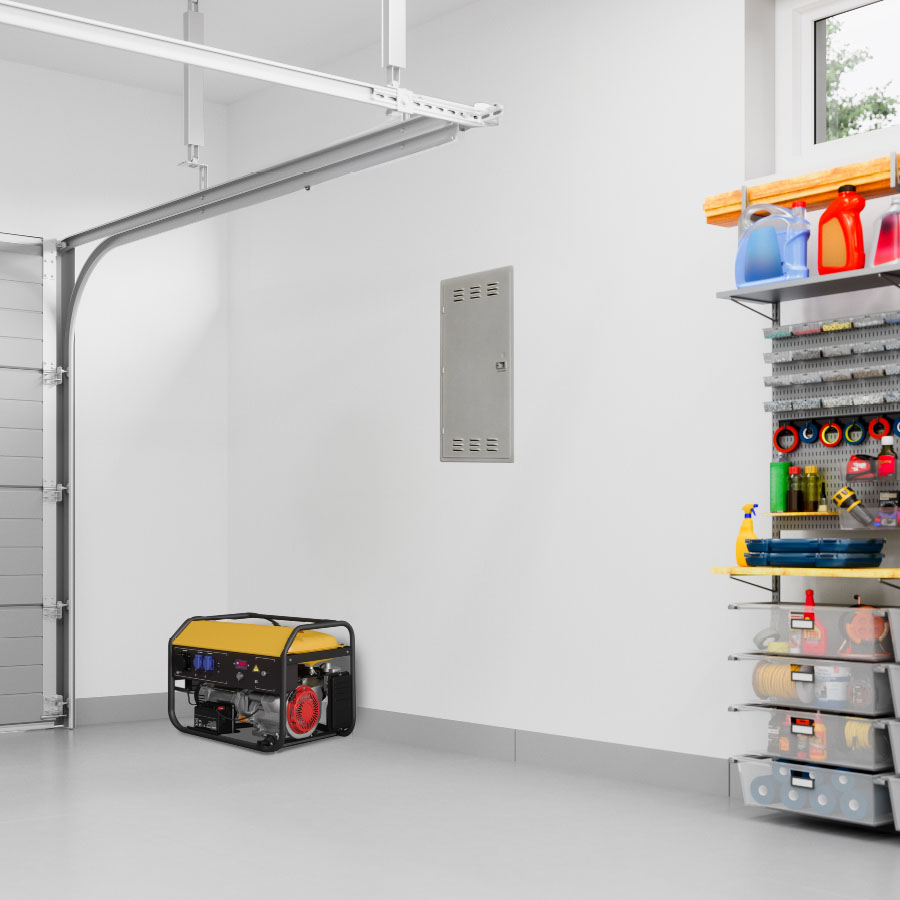 entire panel on wall photo example