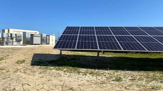 Tyndall battery storage site