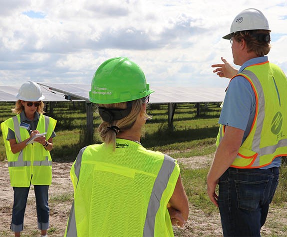 Geoff leading a solar tour