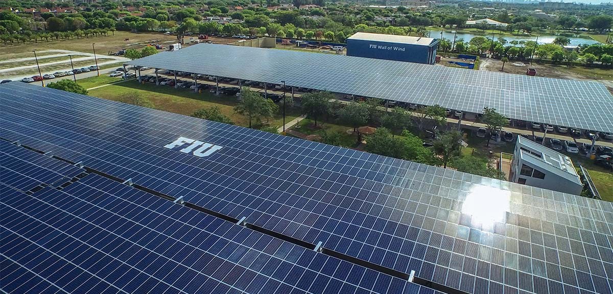 FIU solar panels