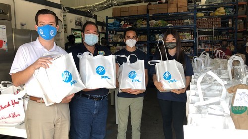 FPL disaster relief volunteers