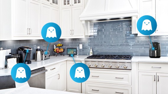 energy phantom in kitchen
