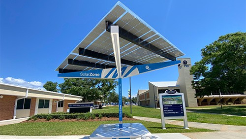 solar zone at the Gulf Coast State College campus