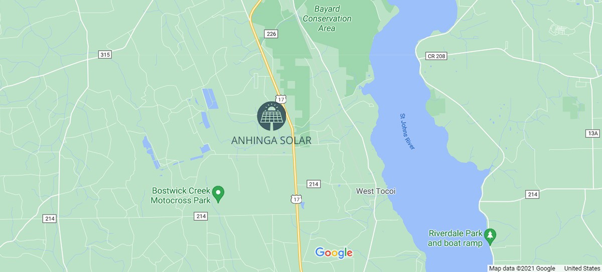 anhinga solar energy center map