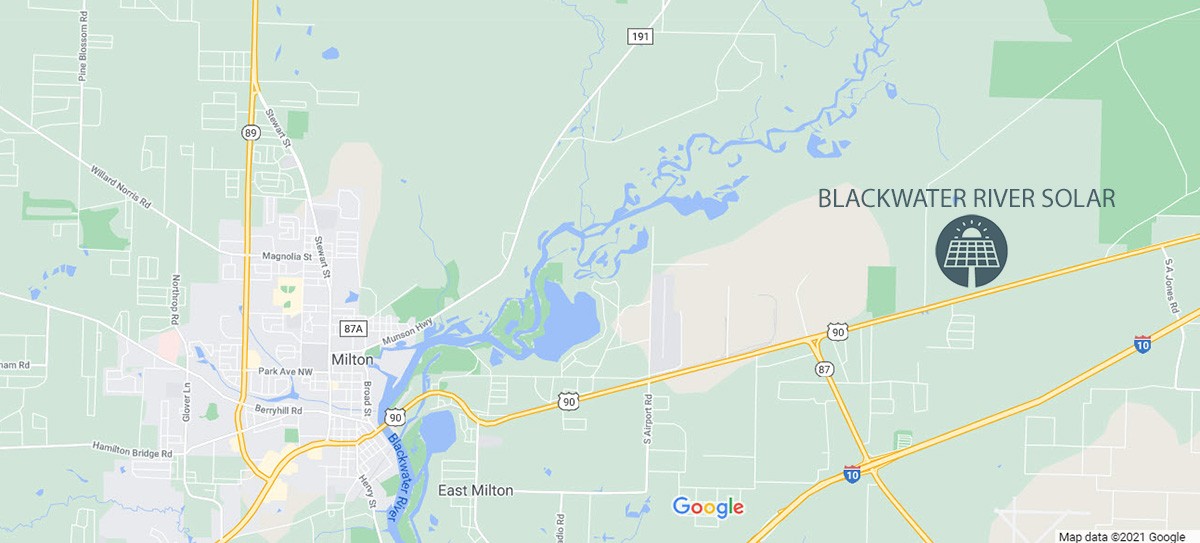 blackwater river solar map