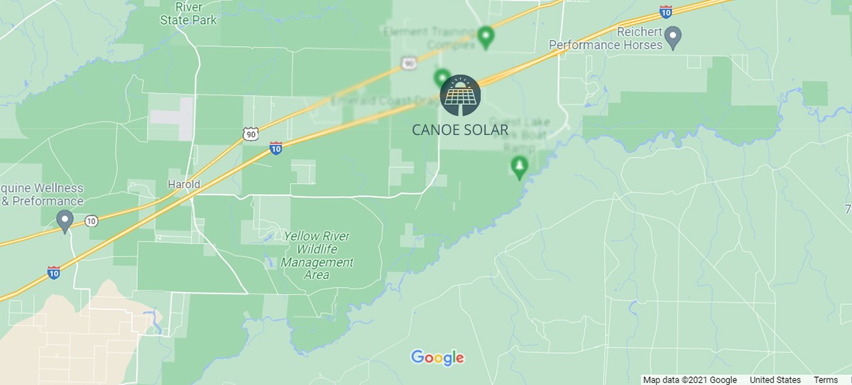 canoe solar energy center map
