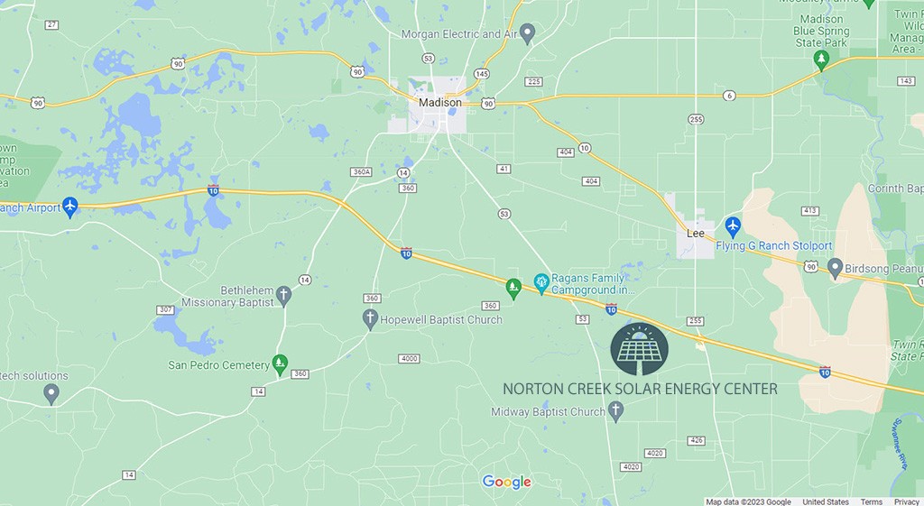 norton creek solar map