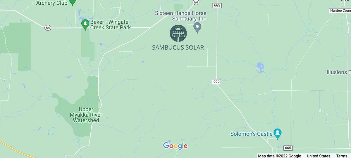 sambucus solar energy center map