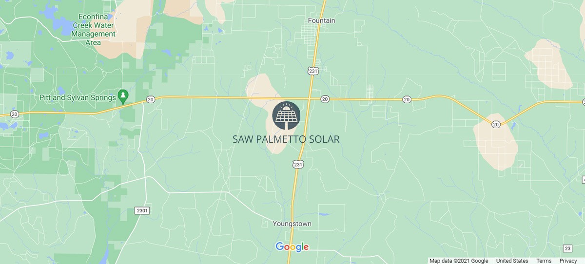 saw palmetto solar energy center map