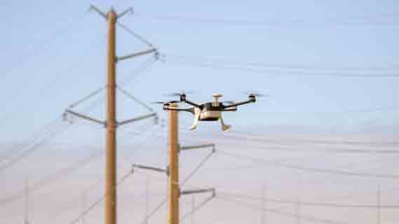 drone flying in sky