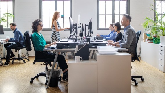 office workers