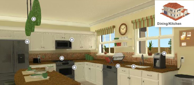 interactive house image