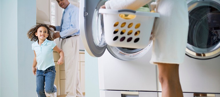 washer and dryer
