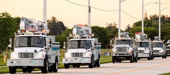 fpl bucket truck fleet